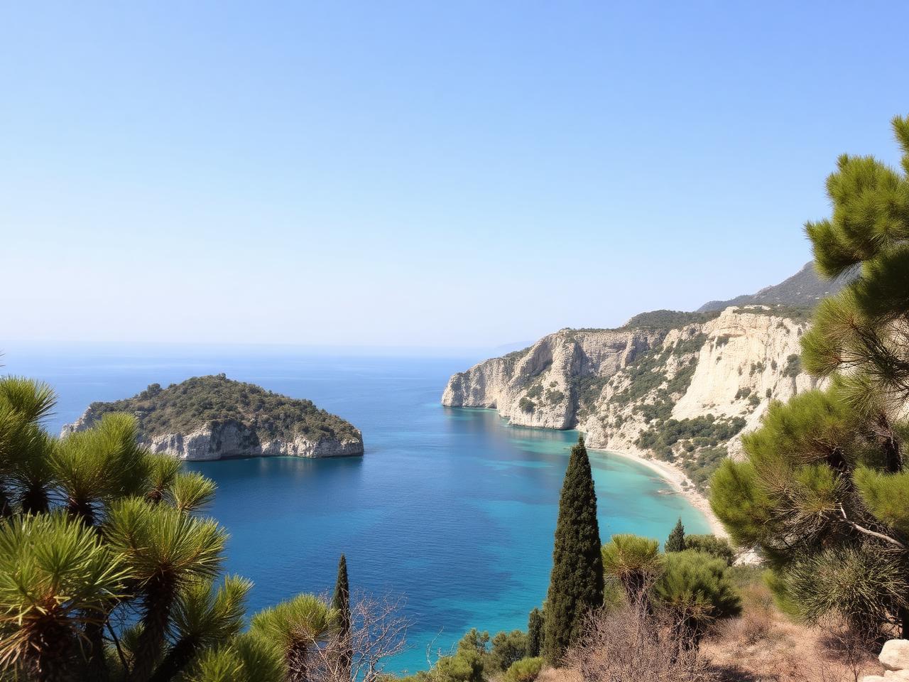 Bucht von Paleokastritsa auf Korfu